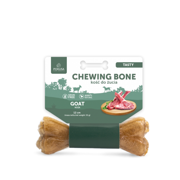 PREMIUM SELECTION chewing bone kość do żucia o smaku tasty koza 12 cm