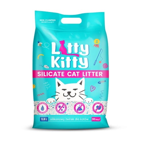 LITTY KITTY Żwirek Silicate