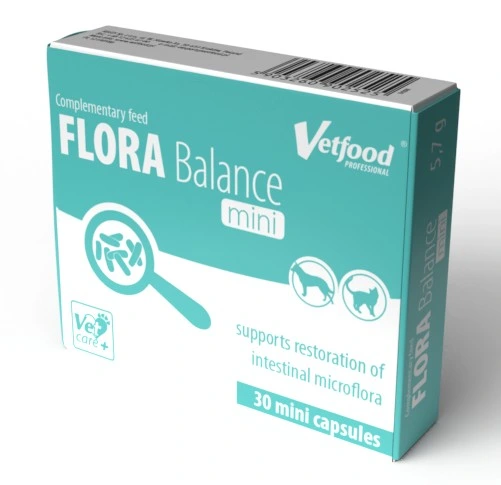 Vetfood Flora Balance Mini 30 kaps.