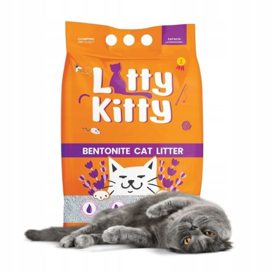 LITTY KITTY Bentonite lawenda 10 l